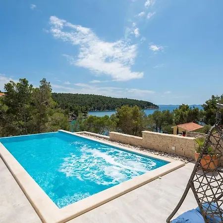 Feriehus Luxury Seafront Seaview Milna Pool Milna (Brac)