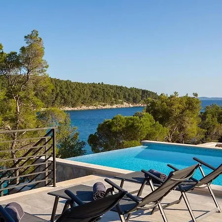Luxury Seafront Seaview Milna Pool Feriehus Milna (Brac)