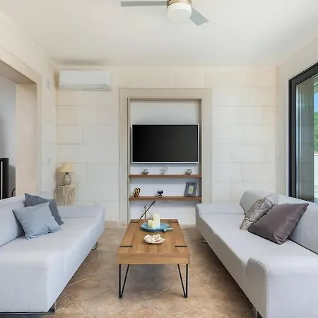 Luxury Seafront Seaview Milna Pool
